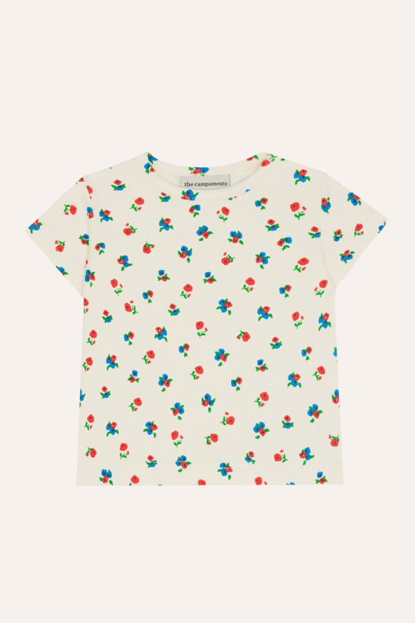 KIDS The Campamento Small Flowers Baby T-Shirt