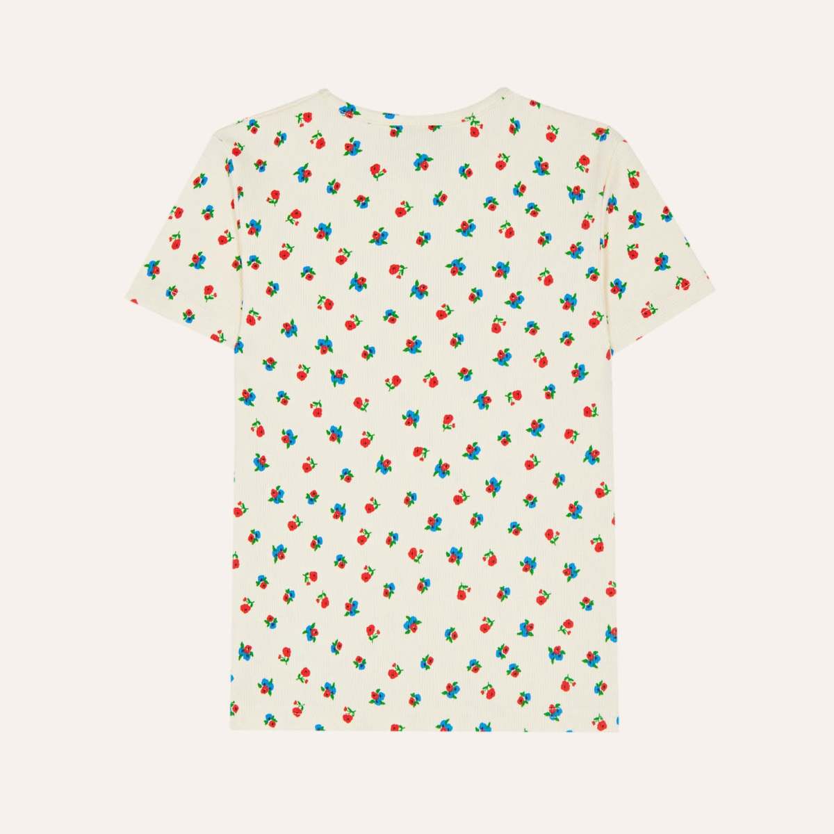 KIDS The Campamento Small Flowers T-Shirt - Ecru - Image 2 of 2