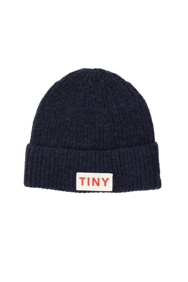 KIDS Tinycottons Solid Beanie Hat - Navy