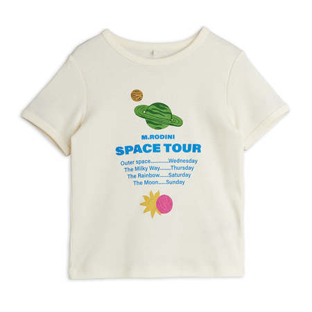 KIDS Mini Rodini Liberty Short Sleeve Tee - WHITE | Garmentory