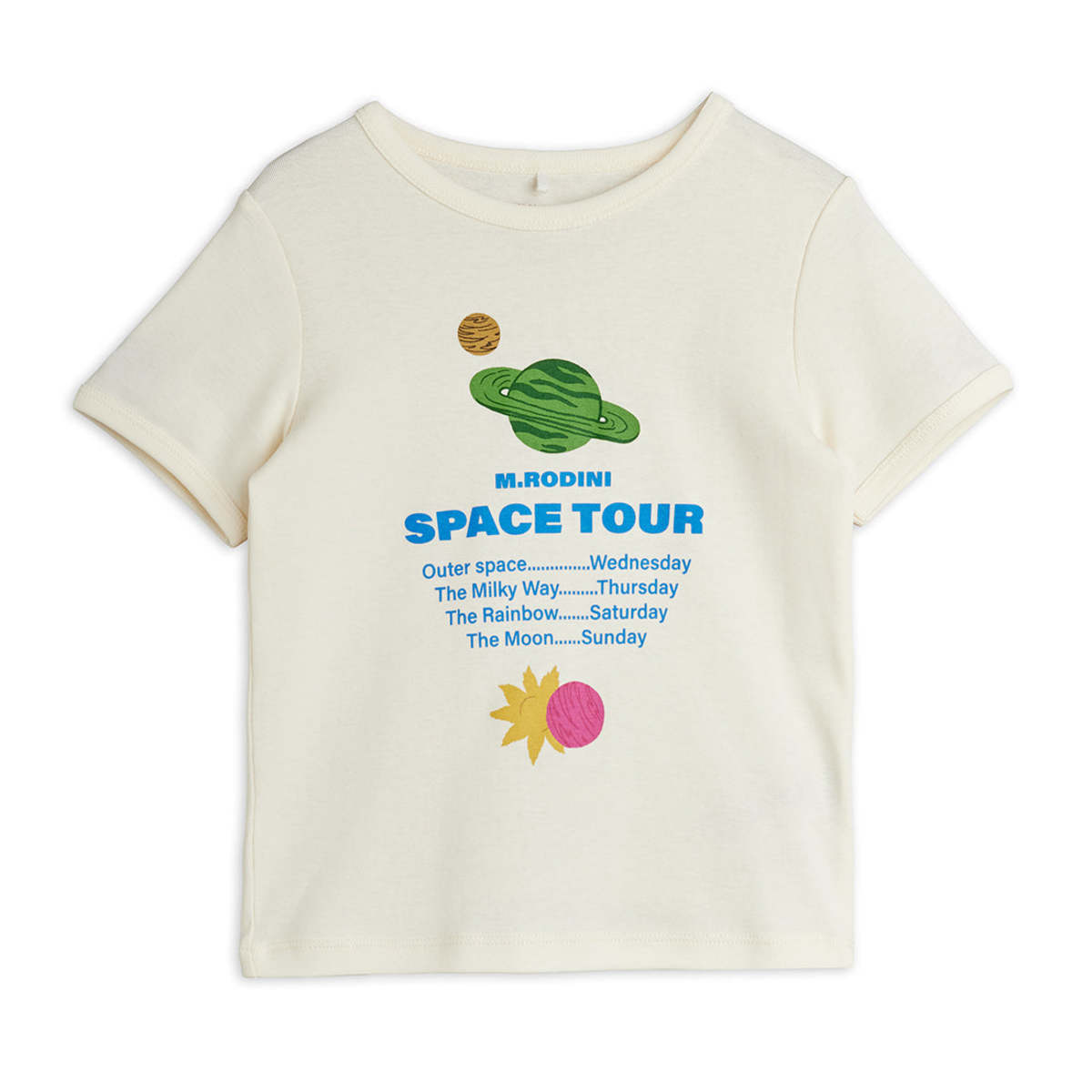 KIDS Mini Rodini Space Tour Regular Tee T-Shirt - Image 1 of 3