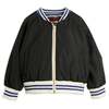KIDS Mini Rodini Stripe Reversible Baseball Jacket - Thumbnail 3