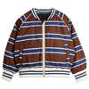 KIDS Mini Rodini Stripe Reversible Baseball Jacket - Thumbnail 4