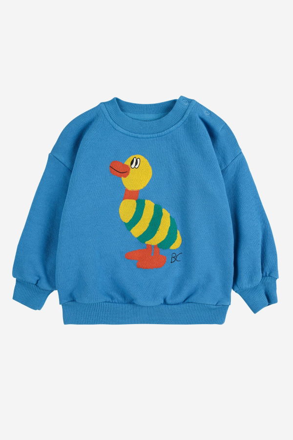 KIDS Bobo Choses Striped Duck Sweatshirt