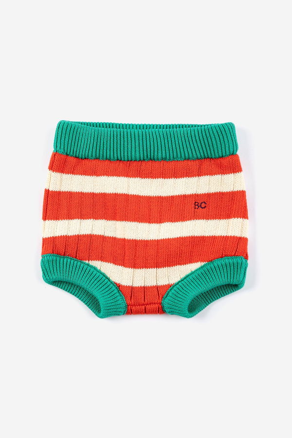 KIDS Bobo Choses Striped Knitted Baby Culottes Bloomers