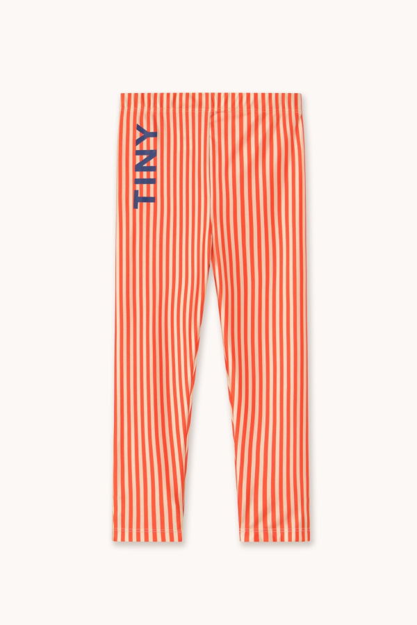 KIDS Tinycottons Stripes Shiny Leggings
