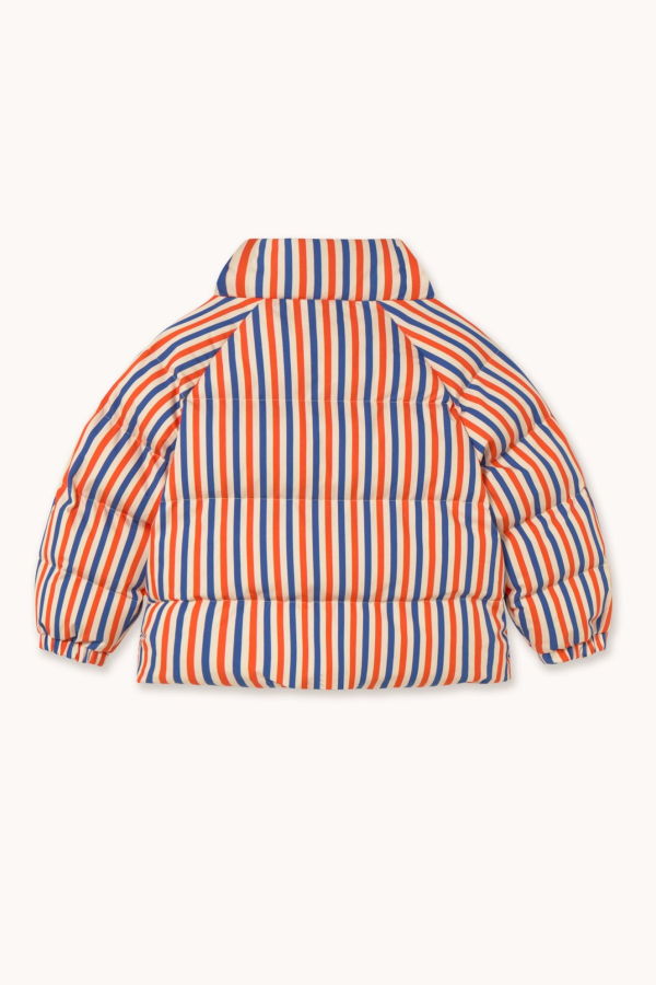 KIDS Tinycottons Stripes Short Padded Jacket