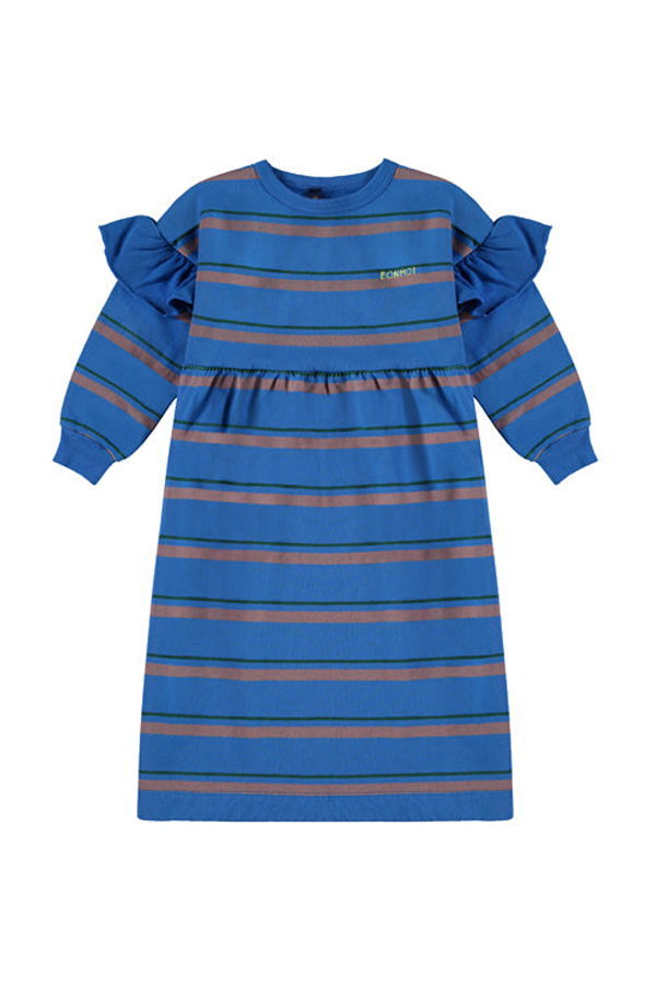KIDS Bonmot Stripes Sweatshirt Dress