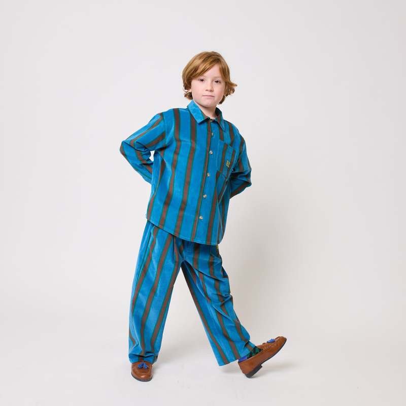 KIDS Bobo Choses Stripes Velvet Chino Pants