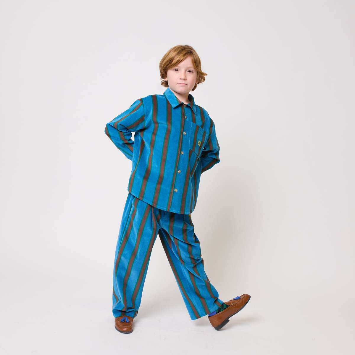KIDS Bobo Choses Stripes Velvet Chino Pants - Image 3 of 6