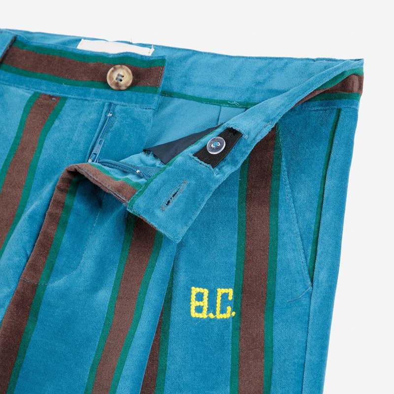 KIDS Bobo Choses Stripes Velvet Chino Pants