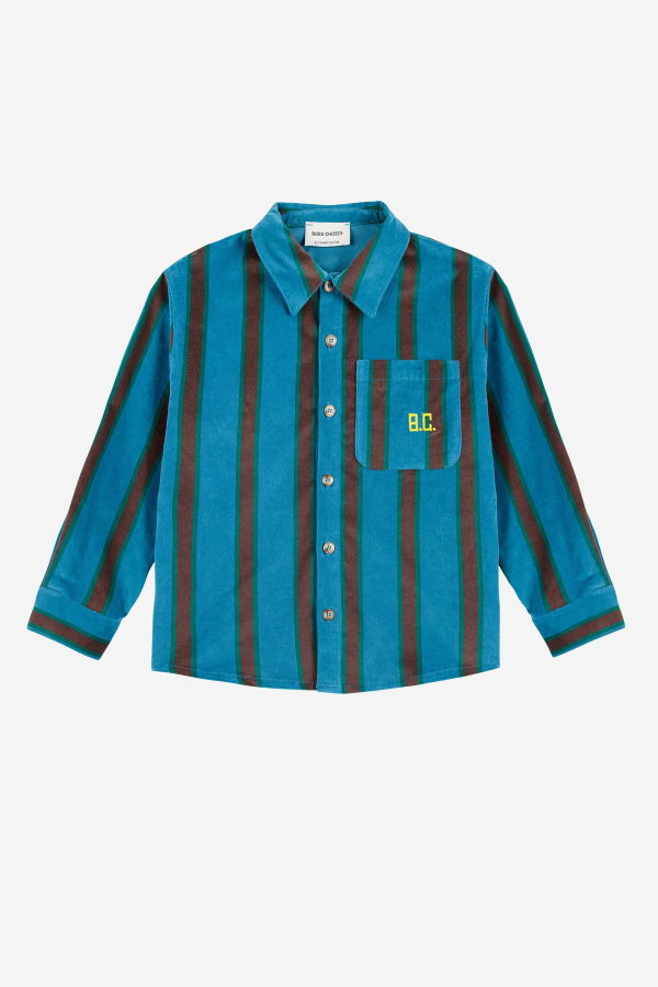 KIDS Bobo Choses Stripes Velvet Shirt