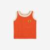 KIDS Bobo Choses Sunflower Terry Tank Top - Thumbnail 1