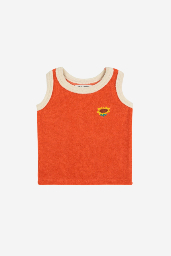 KIDS Bobo Choses Sunflower Terry Tank Top