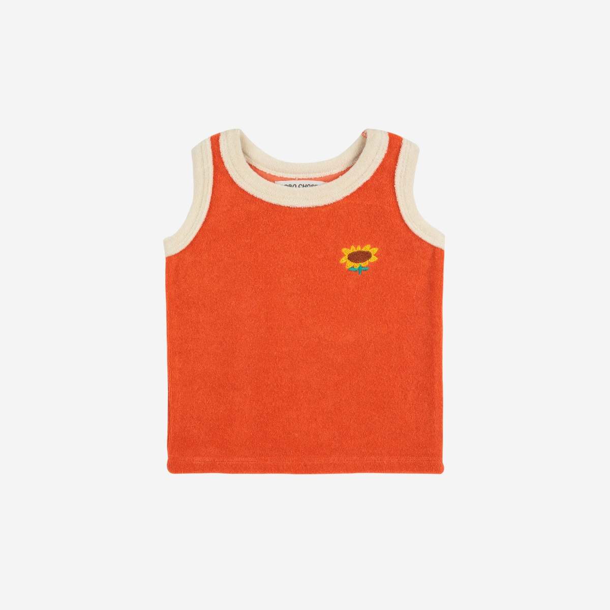 KIDS Bobo Choses Sunflower Terry Tank Top - Image 1 of 2