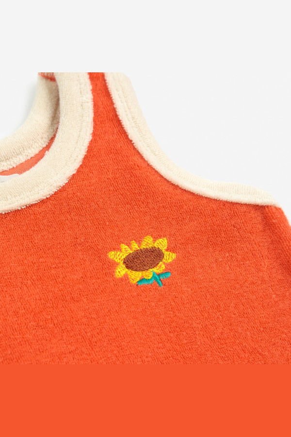 KIDS Bobo Choses Sunflower Terry Tank Top