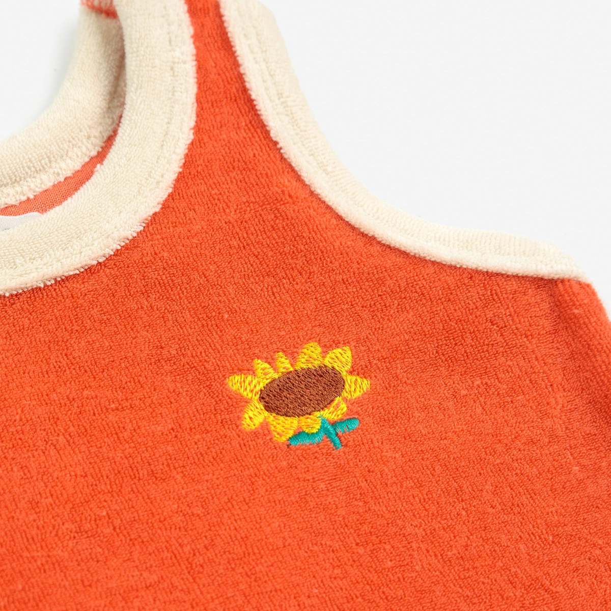 KIDS Bobo Choses Sunflower Terry Tank Top - Image 2 of 2