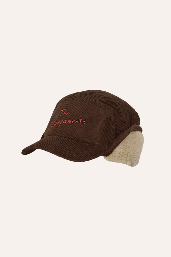 KIDS The Campamento Corduroy Cap - Brown