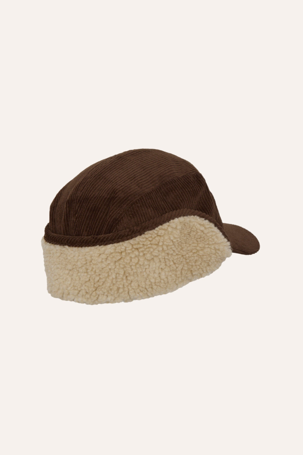 KIDS The Campamento Corduroy Cap - Brown