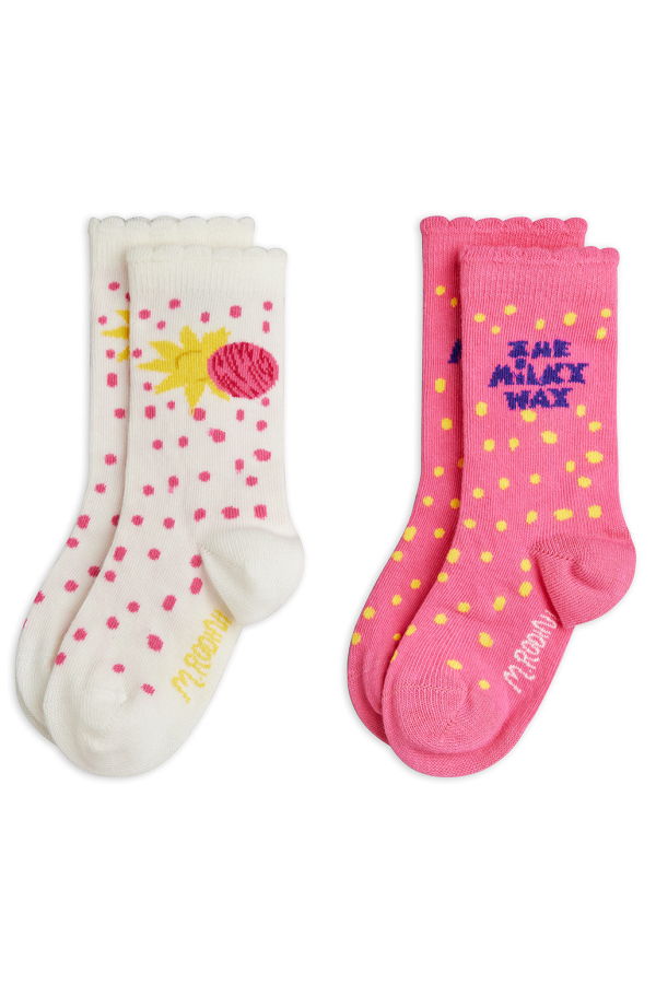 KIDS Mini Rodini The Milky Way Socks, 2-Pack