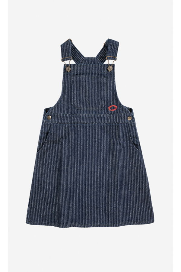 KIDS Bobo Choses Tic Tac Toe Denim Dress