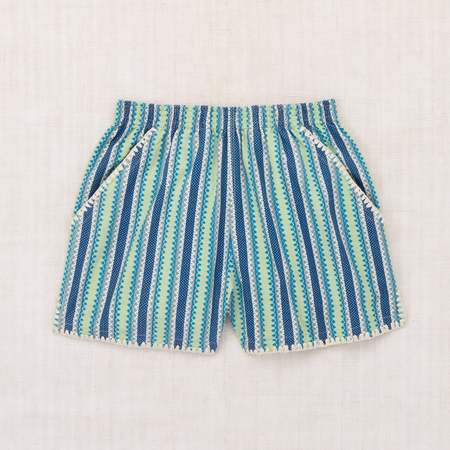 Misha & Puff Child Scallop Hem Shorts Vintage Yellow | Garmentory