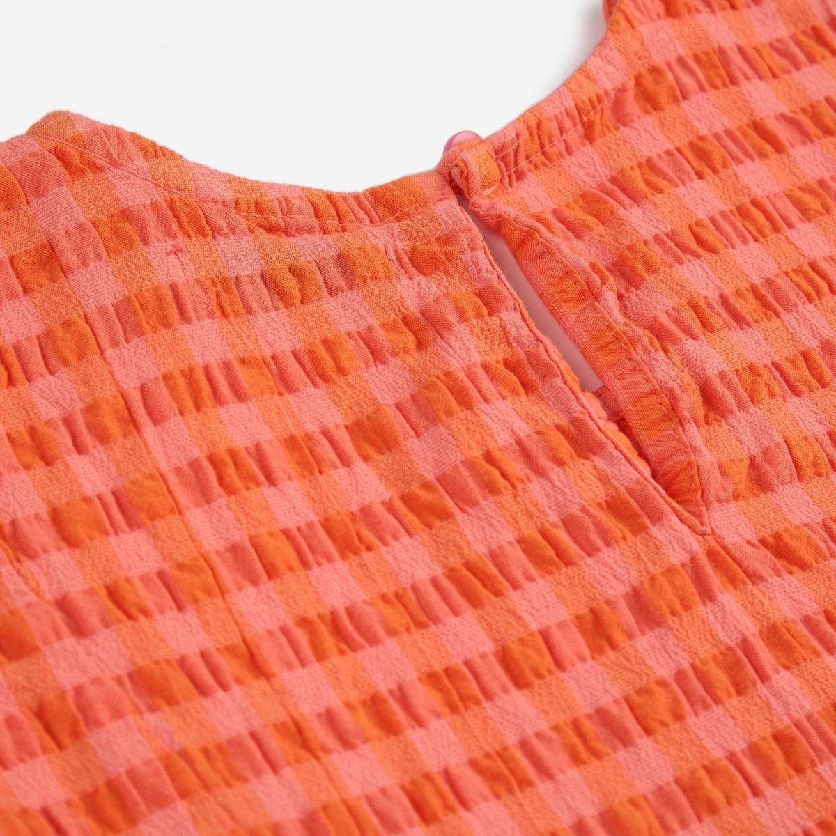 KIDS Bobo Choses Vichy Woven Dress - Image 4 of 4
