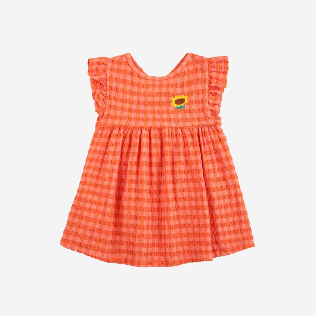 KIDS Bobo Choses Vichy Woven Dress - Image 1 of 3