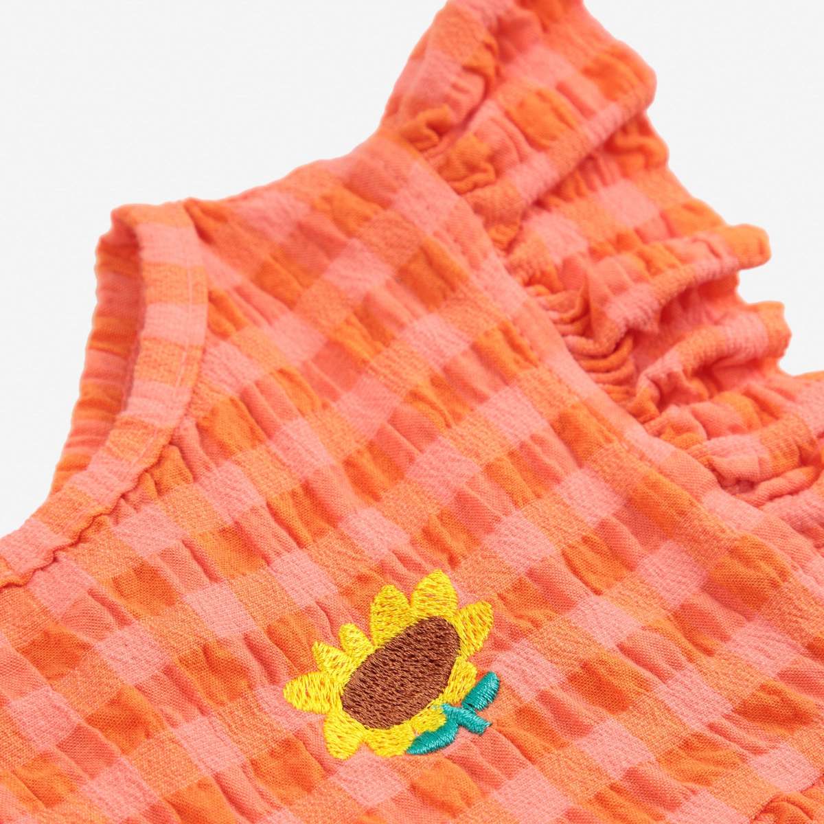 KIDS Bobo Choses Vichy Woven Dress - Image 3 of 3