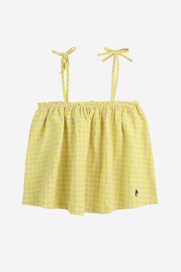 KIDS Bobo Choses Vichy Woven Top