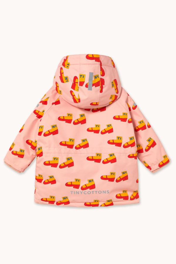 KIDS Tinycottons Walk Snow Jacket - Wild Rose