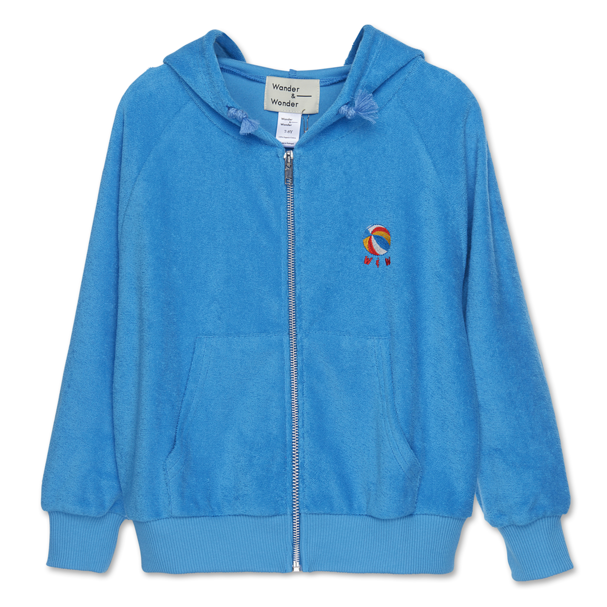 KIDS Wander & Wonder Zip Up Hoodie - Sky - Image 1 of 1