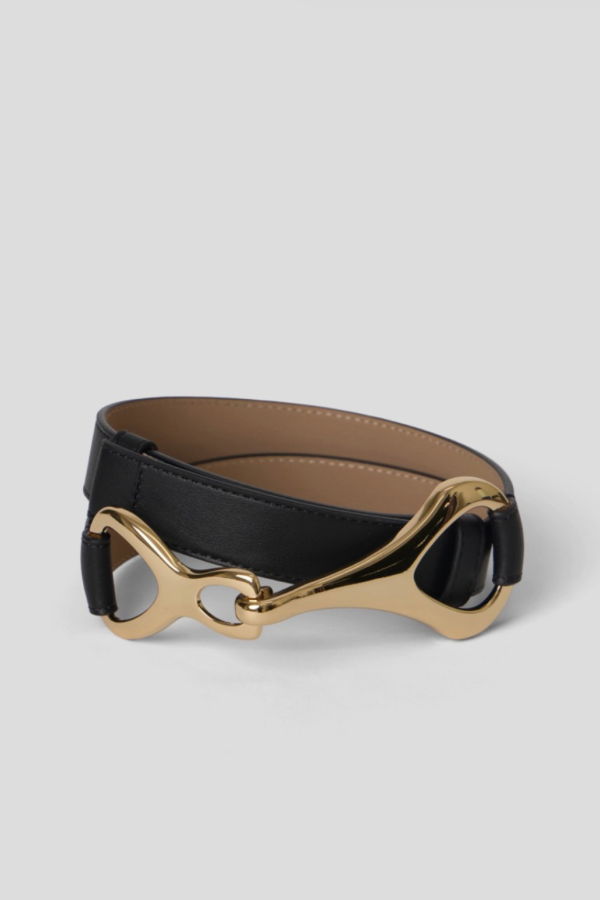 B-LOW THE BELT Gideon Belt - Black/Gold
