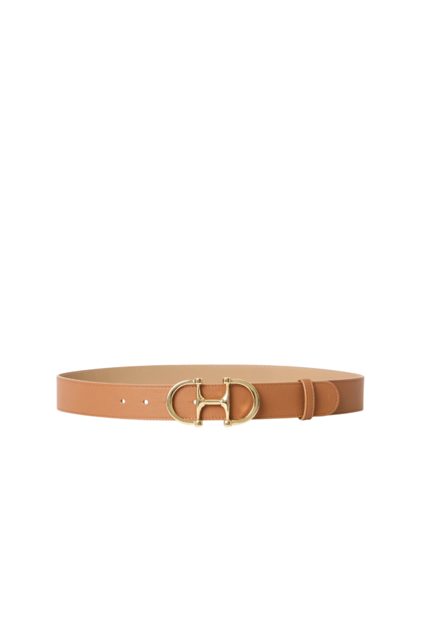 B-LOW THE BELT Lou Belt - Cuoio/ Gold