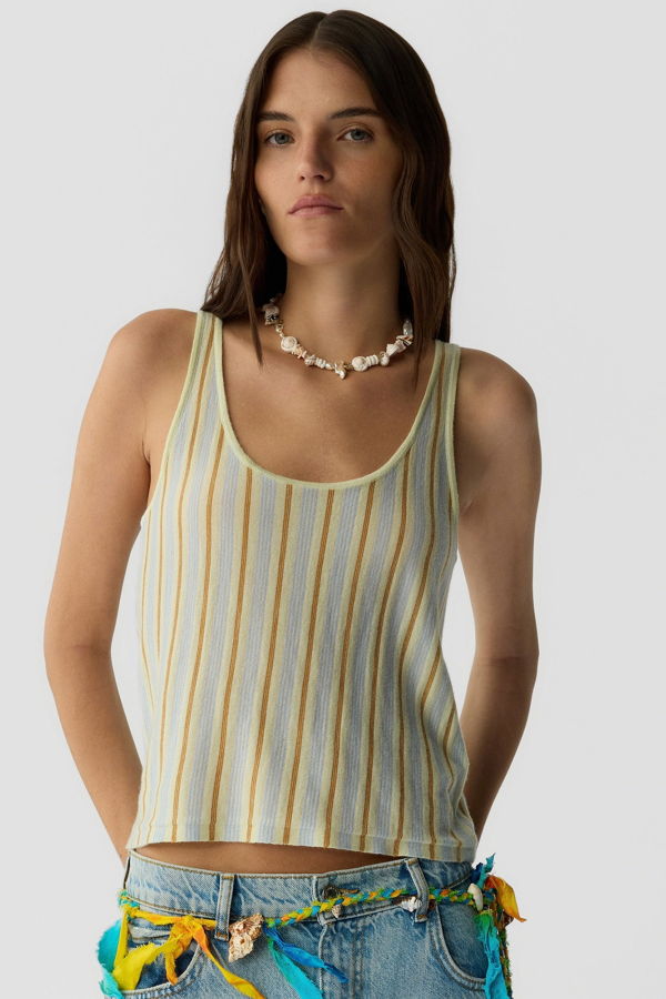Guest in Residence Fine Stripe Tank
