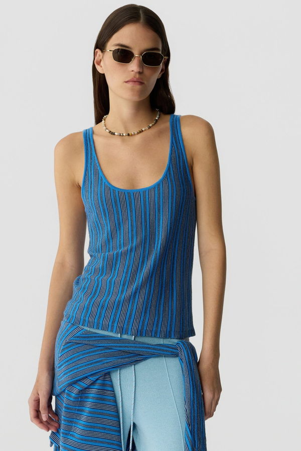 Guest in Residence Fine Stripe Tank