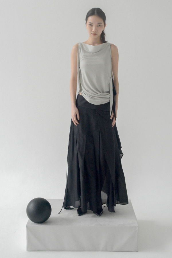 CARO CHIA Fallo Draped Top