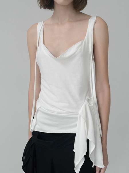CARO CHIA Artois Top - Grey | Garmentory