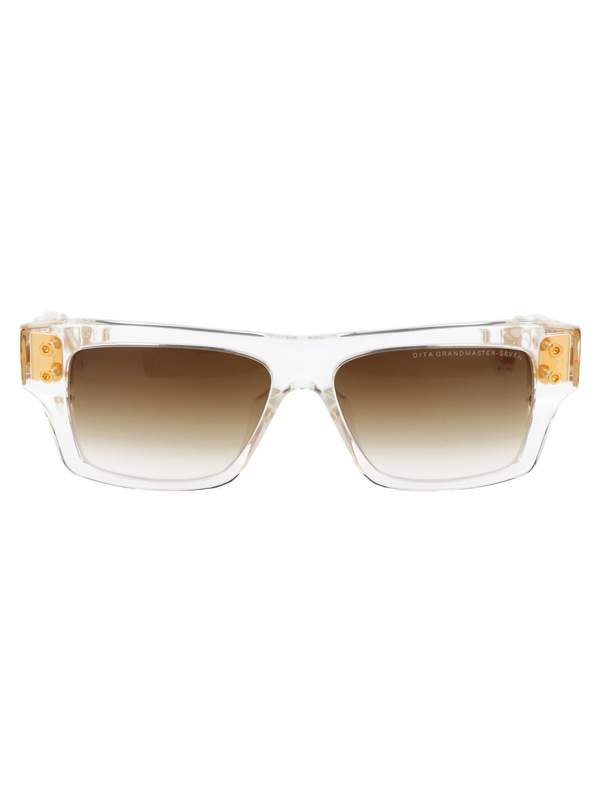 DITA Grandmaster-Seven Sunglasses - Crystal Clear - Yellow Gold Gradient