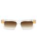 DITA Grandmaster-Seven Sunglasses - Crystal Clear - Yellow Gold Gradient - Thumbnail 1
