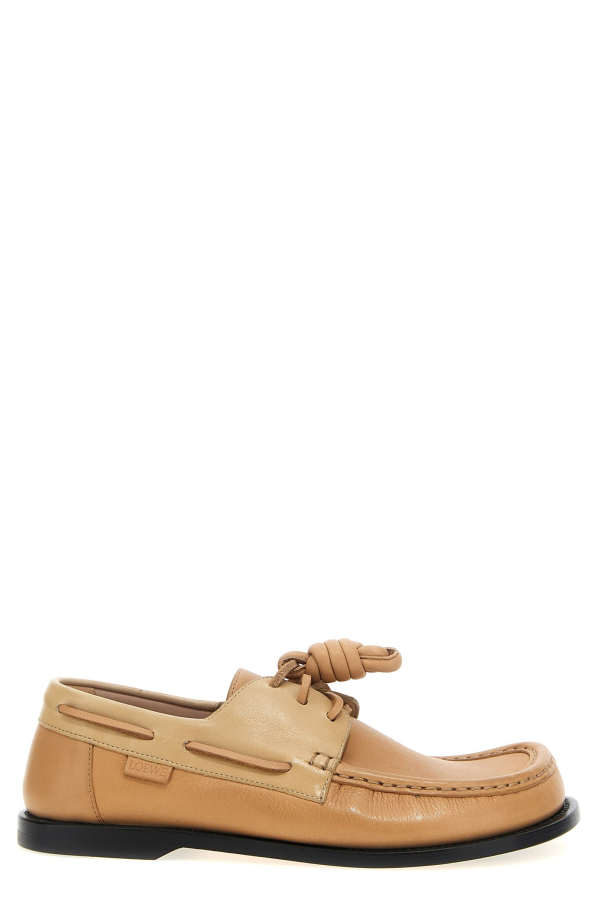 LOEWE Campo Boat Shoe - Beige