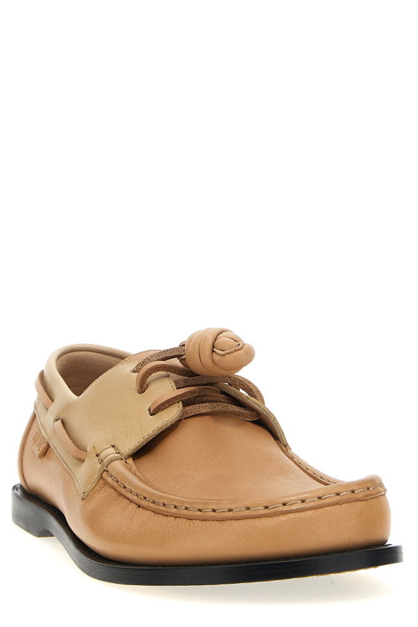 LOEWE Campo Boat Shoe - Beige