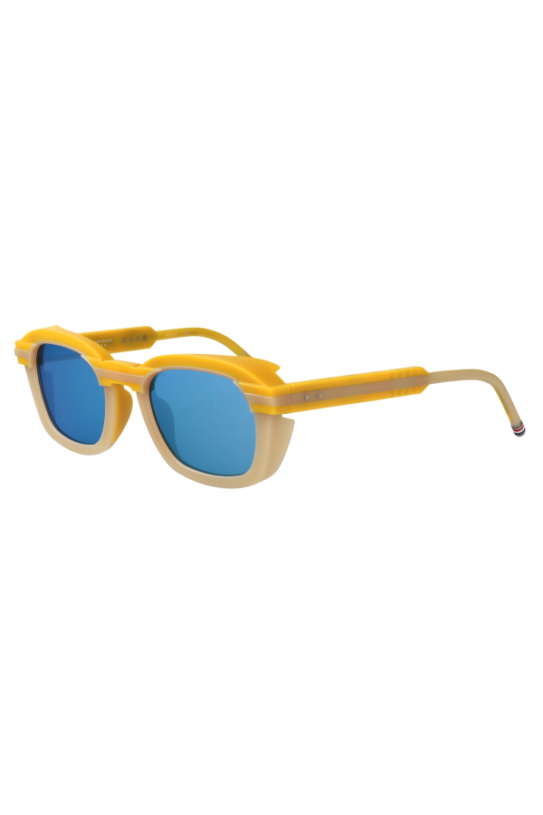 Thom Browne Ues940a-G0004 Sunglasses - Hazy Yellow Nylon/Yellow Rubber