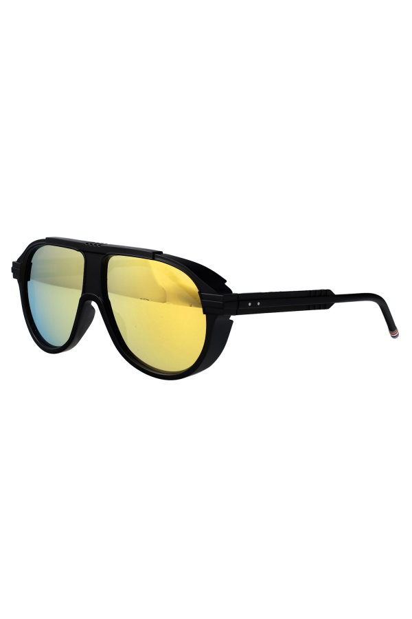 Thom Browne Ues941a-G0004 Sunglasses - Matte Black Nylon/Black Rubber