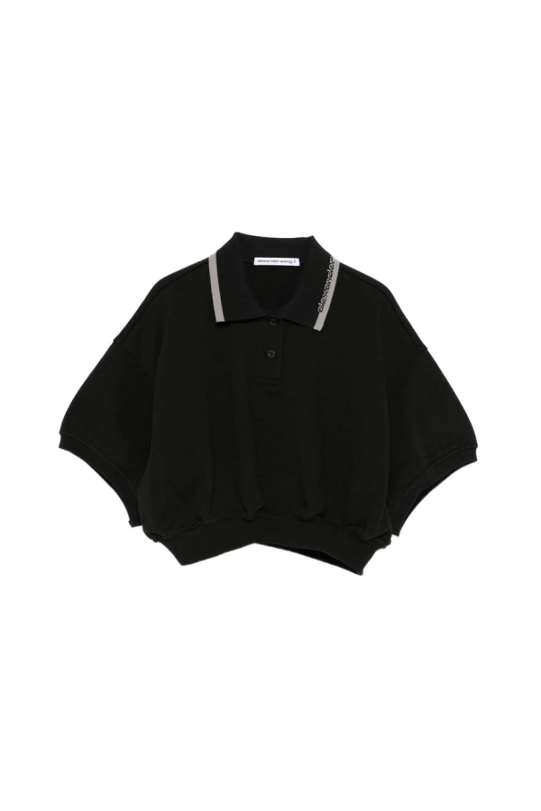 ALEXANDER WANG Sweater Polo Shirt - Black