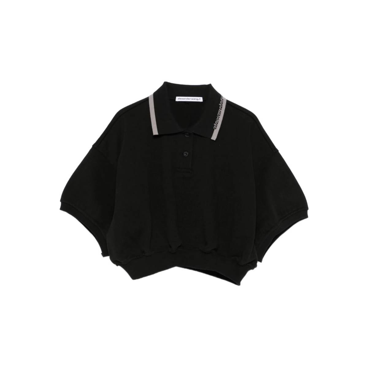 ALEXANDER WANG Sweater Polo Shirt - Black - Image 1 of 5