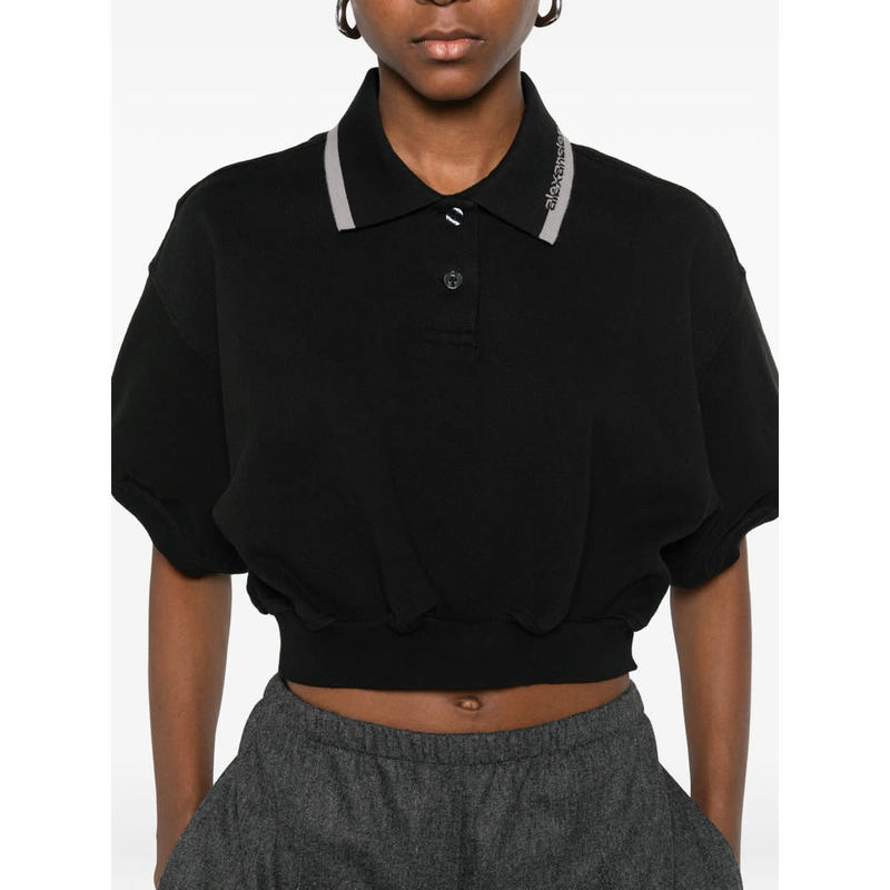 ALEXANDER WANG Sweater Polo Shirt - Black