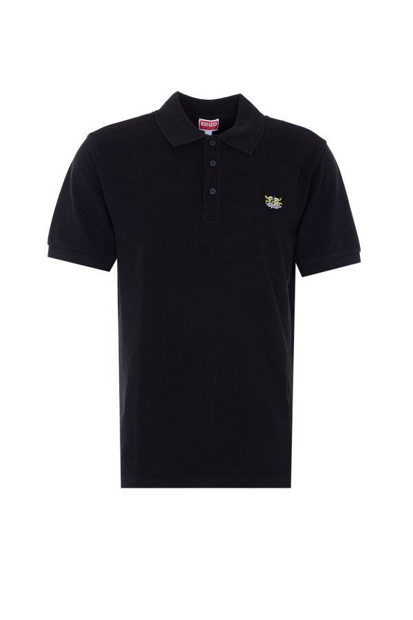 Kenzo Gots Kenzo Wild Tiger Polo - Black