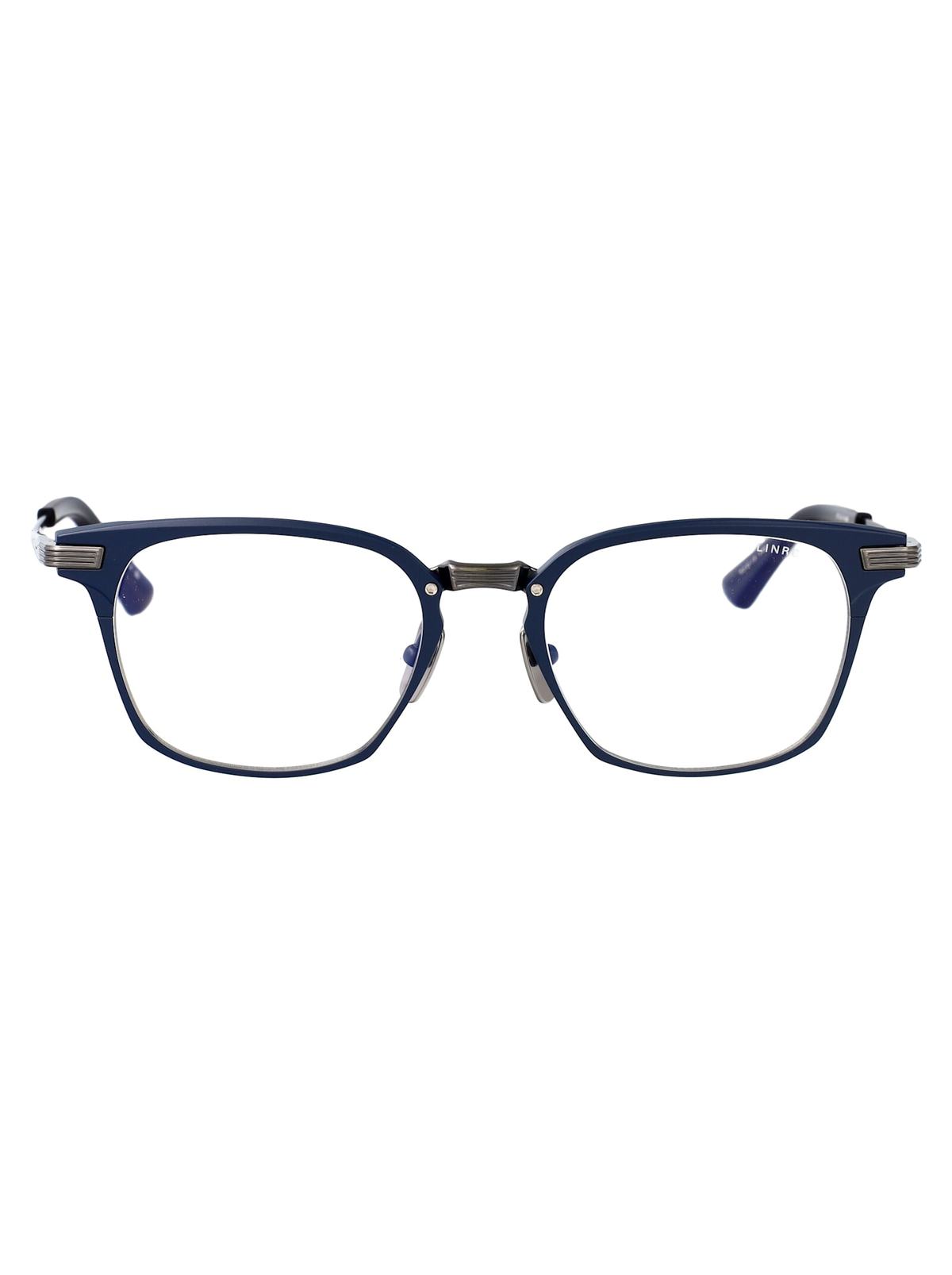 DITA Linrcon Glasses - Matte Navy - Antique Silver - Image 1 of 4