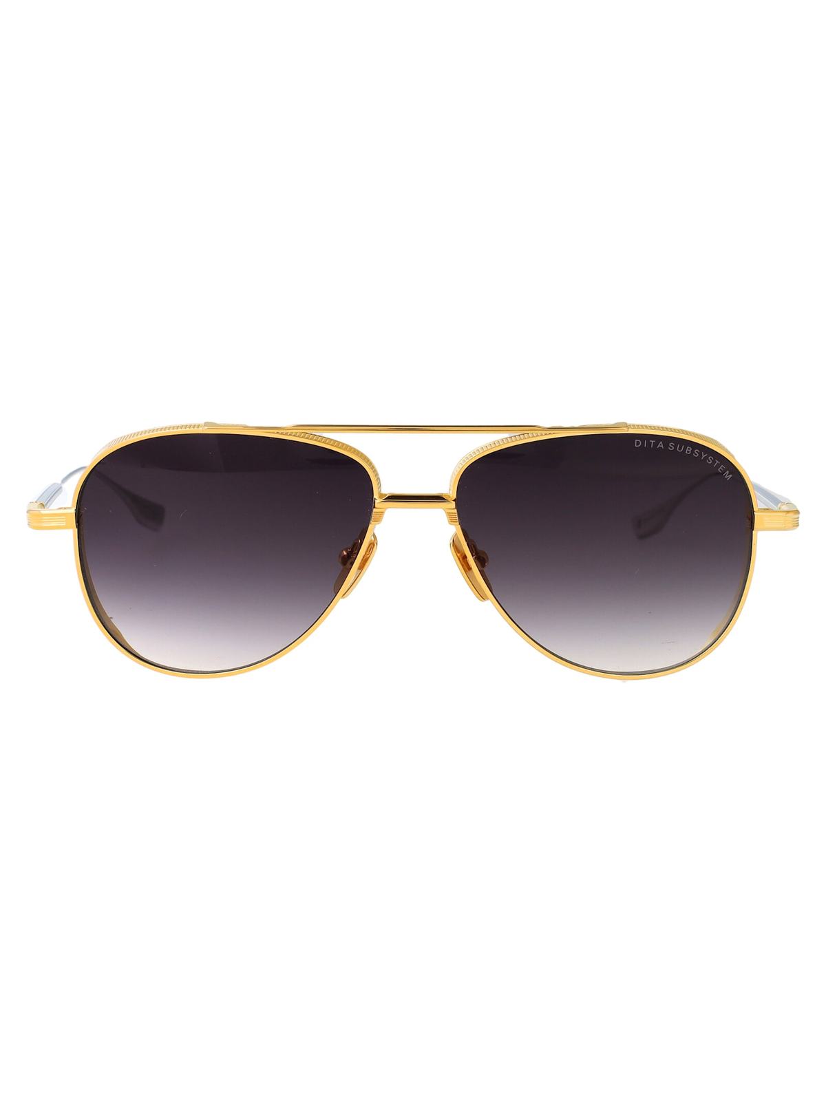DITA Subsystem Sunglasses - Yellow Gold - Silver - Image 1 of 4